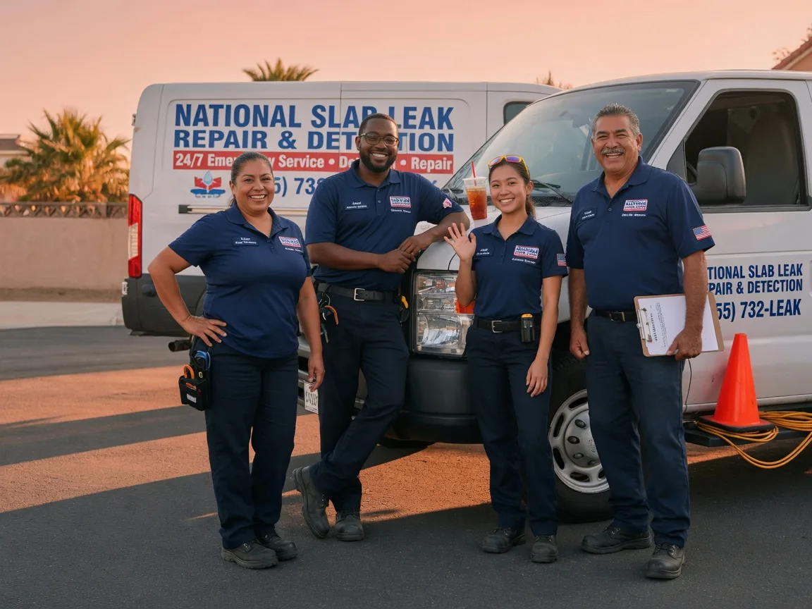 Slab Leak Detection company in Knickerbocker, TX